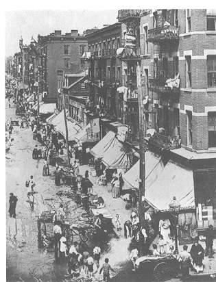 Tenements in the Bowery, 1890's